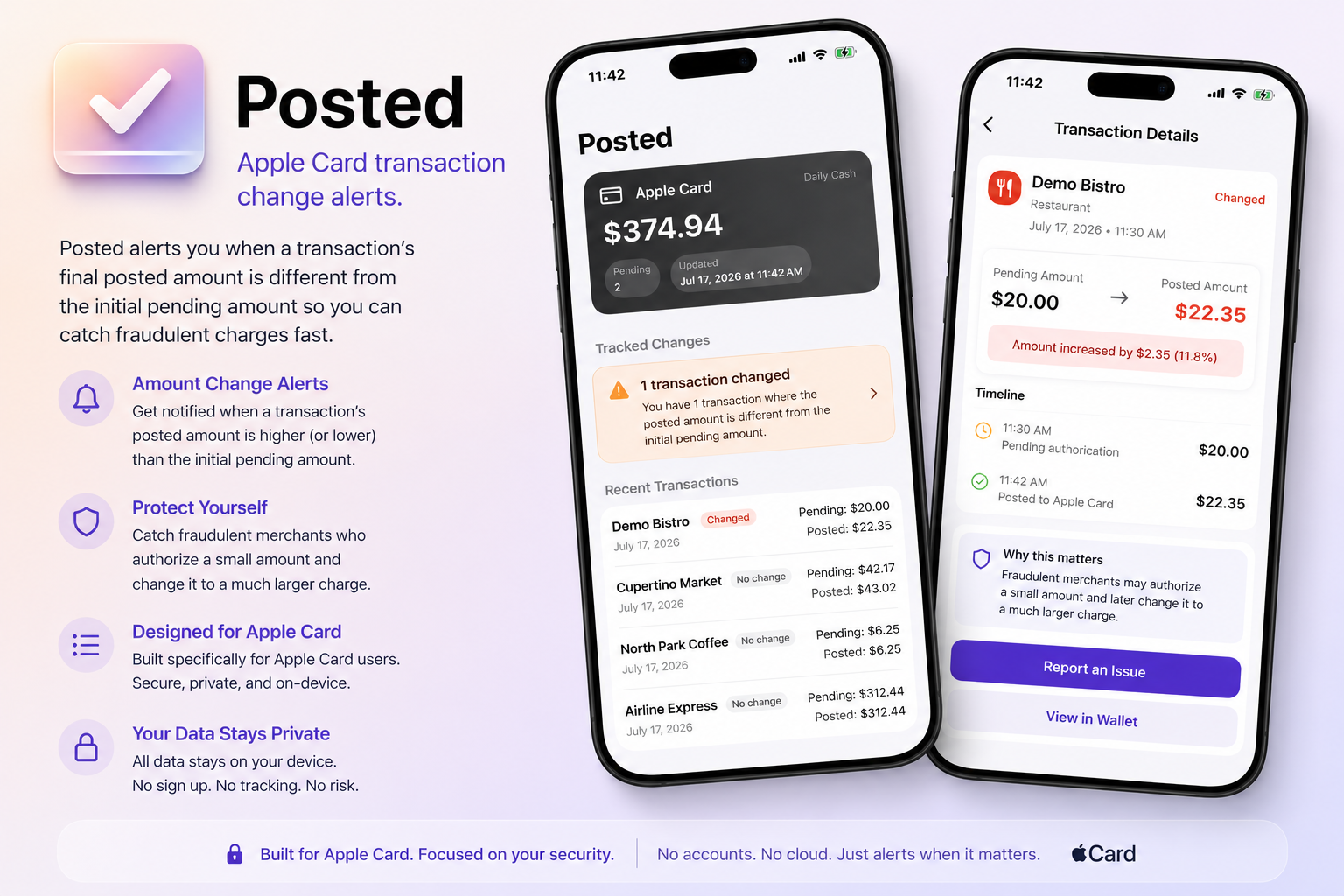 Credit Card Fraud Monitoring App