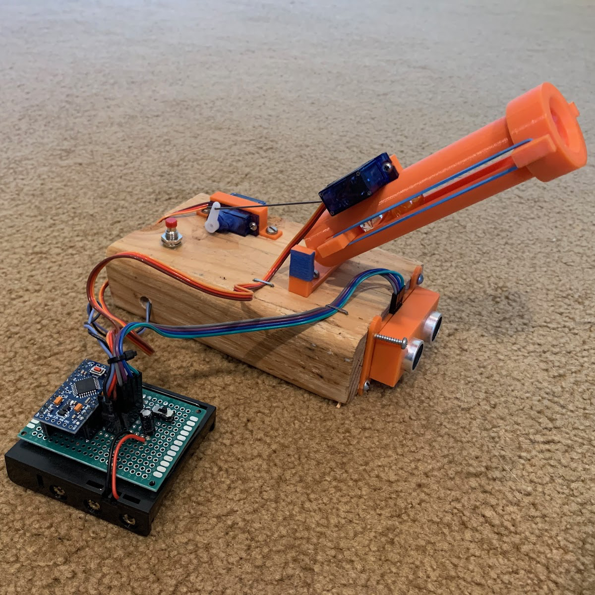 Self-Aiming Marble Launcher